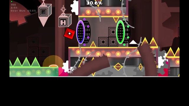 ЛЕГЧАЙШЕЕ ПРОХОЖДЕНИЕ БЕЗУМНЕЙШЕГО ДЕМОНА CRAZY II Geometry dash 2.11