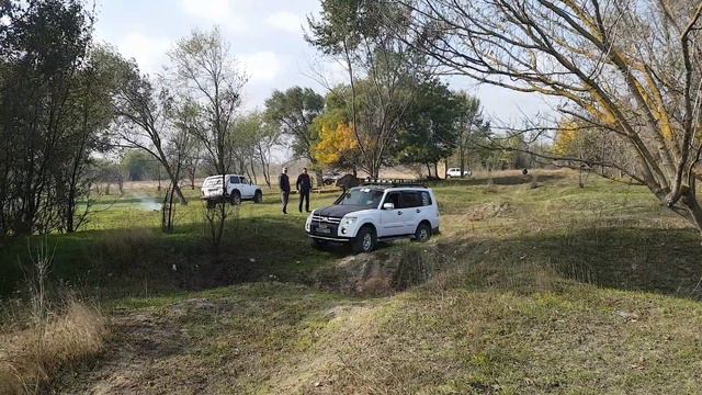 Паджеро 4 - триал тест в домашних условиях. Test drive #MitsubishiPajeroWagon4th on offroad