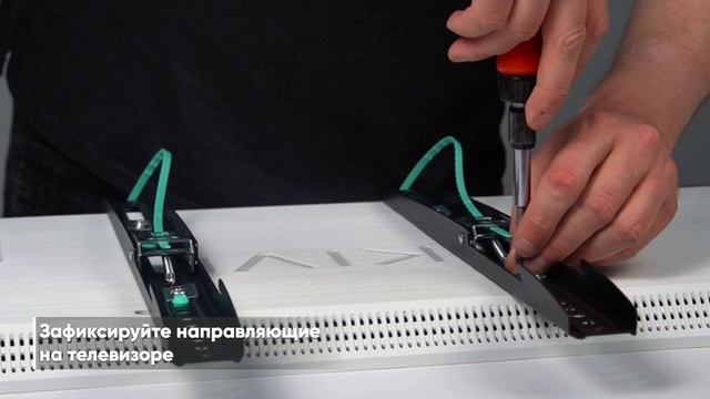 ONKRON кронштейн для телевизора 43"-85" фиксированный, чёрный FM6