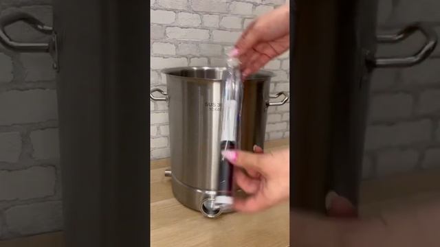 Перегонный куб «Люкс» кастрюльного типа на хомуте