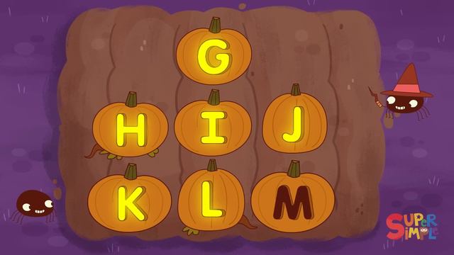 Halloween ABC Song | Halloween Alphabet Song for Kids | Super Simple ABCs