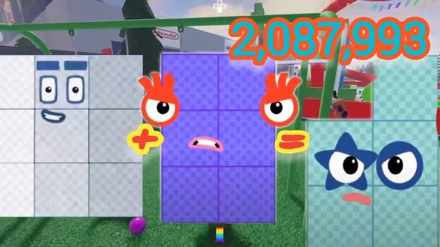NUMBERBLOCKS ADDING 1 TO INFINITY, COUNTING BIGGEST NUMBERS. ROBLOX GAMEPLAY JINGLE BELLS!!