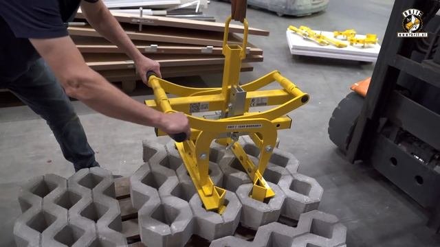 ORIT H-600 SCISSOR LIFTING CLAMP INCL. TURFBLOCK CLAMP