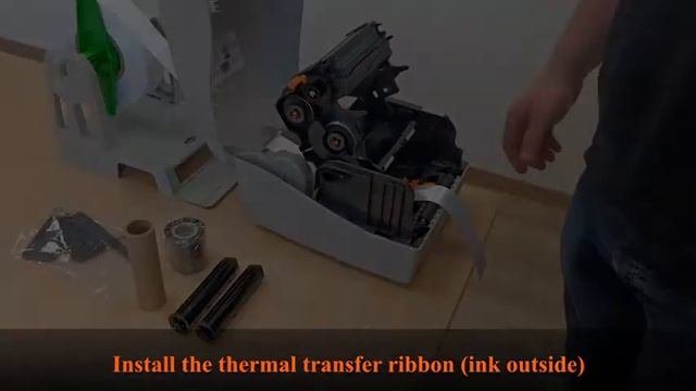Argox CP-3140EX ribbon and TTR installation