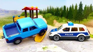 Мультфильмы для детей с игрушками Плеймобил - Хороший бандит! Видео про машинки смотреть онлайн..mp4