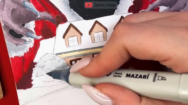 Новогодняя история + АРТ |?КТО ПРИХОДИТ В НОВОГОДНЮЮ НОЧЬ? ??☠️| Страшная история от Даши Рокс