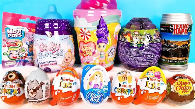 СЮРПРИЗ MIX! WOW Doll, Baby Buppies, ТЕХНОПАРК, Disney, Маша и Медведь Unboxing Kinder Surprise