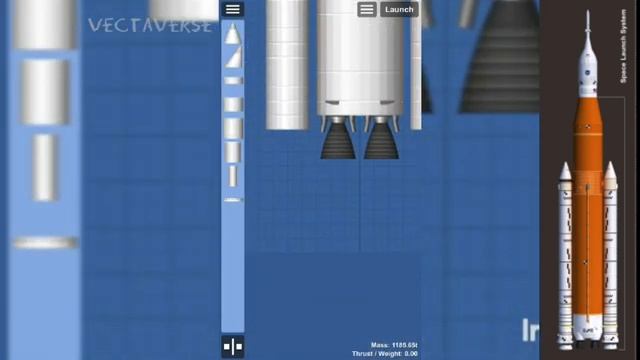 Building The NASA SLS Rocket In SpaceFlight Simulator 1.5 AND Fly To The Moon