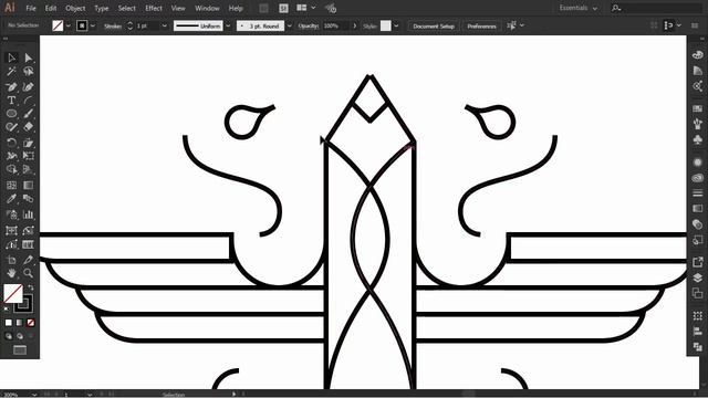 How To Make A Symmetric Design live mirror Adobe Illustrator Tutorial