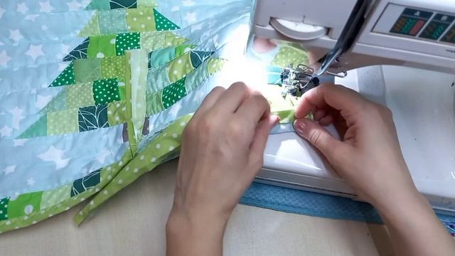 Мой способ пришивания косой  бейки