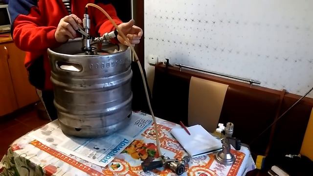 Как и чем помыть кег, выбор кеги ,фитинга  и клещей, !