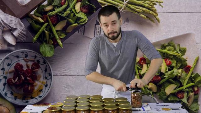 Автоклав Белорусский  рецепты / Фасоль в автоклаве с овощами