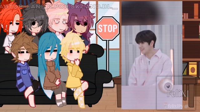 Реакция 13 карт на Вару как Феликс(Stray Kids) день рождение канала