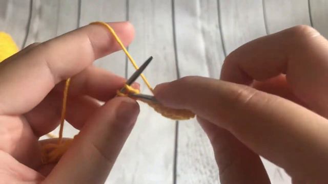 Бантик спицами для начинающих