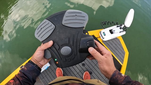 Педаль для электромотора! Рыбалка с педалью как пользоваться! Педаль для gps якоря Haibo iPenguin