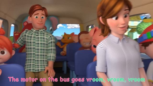 Wheels on the Bus! | @CoComelon | Kids Learn! | Nursery Rhymes | Sing Along