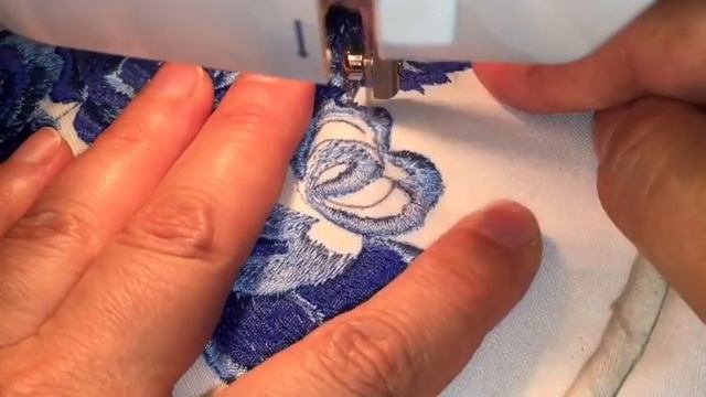 Вышивка на швейной машинке в стиле "ГЖЕЛЬ"☘️Sewing Machine Embroidery☘️Freihandsticken Nähmaschine