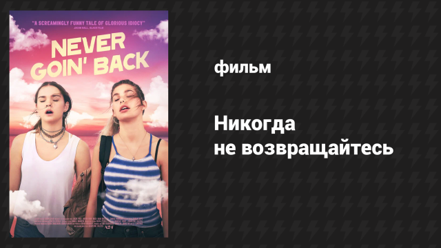 Никогда не возвращайтесь (фильм, 2018)