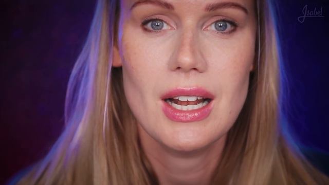 ASMR CLOSE UP KISSES & EAR BLOW Breathy Mouth Sounds & Positive affirmation Isabel