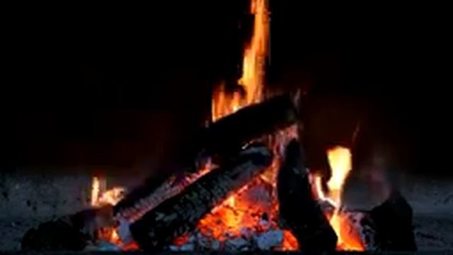 КАМИН. РЕЛАКС. МУЗЫКА ДЛЯ СНА. ЗВУК КОСТРА И ТРЕСК ДРОВ. 10ЧАСОВ.