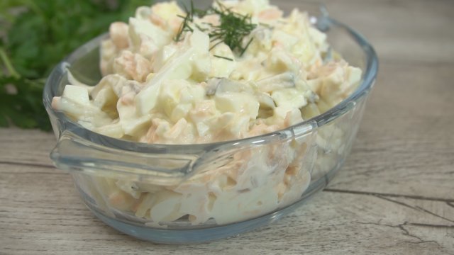 Какой же ЭТО очень ВКУСНЫЙ Салат на каждый день и не только! Салат "Мозаика"