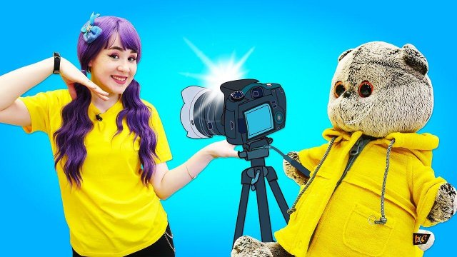 Кот Дымок кулинарный блогер! Игры в готовку из Плей До. Видео для детей про мягкие игрушки