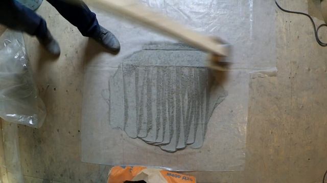 Лайфхак, как размельчить застывший цемент!