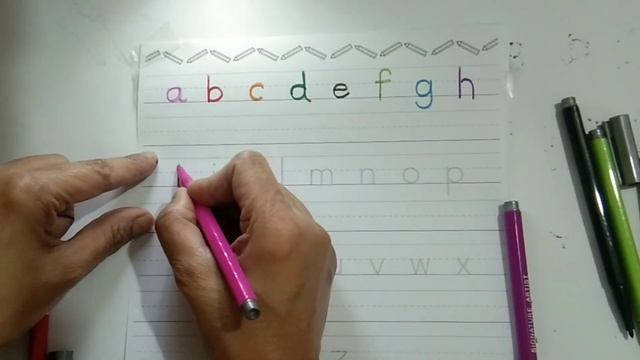 abcdefghijklmnopqrstuvwxyz Small Alphabets | Dotted Tracing Part 1