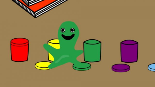 Живая слизь. Изучаем цвета. Развивающие мультфильмы.