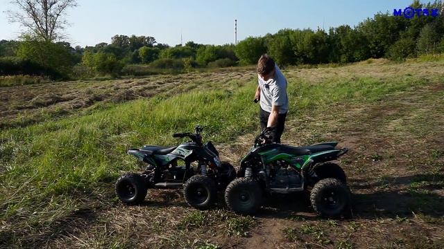 Детский квадроцикл бензиновый и электрический Motax Gekkon - сравнительный обзор