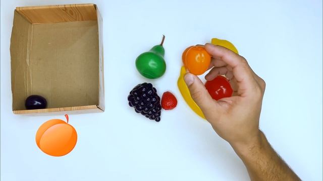 Учим ФРУКТЫ и их ЦВЕТА. Весёлая песенка про ФРУКТЫ