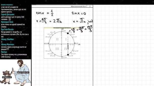 КОГДА ПИСАТЬ +Пк, а когда +2Пк? (Задание 12 по Тригонометрии ЕГЭ 2023 по Математике Профиль)
