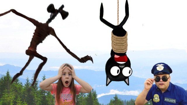 Сиреноголовый ловушка Картун кет Siren Head & Cartoon Cat