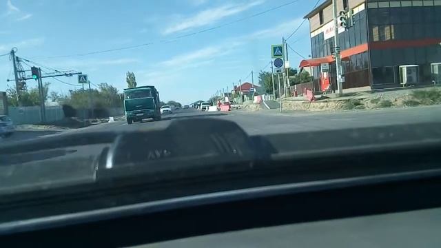 Дорога в аэропорт. Волгоград.