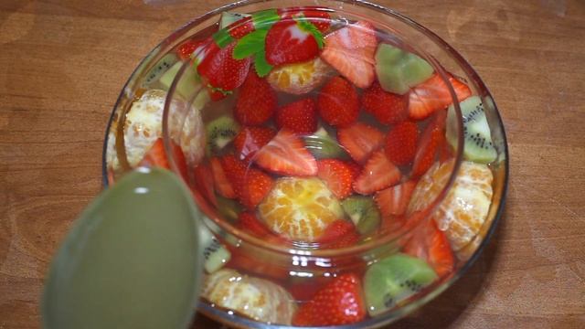 Фруктовый торт Желе. Летний десерт! Желейный торт с фруктами