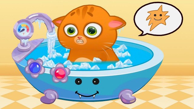 Суровый КОТИК БУБУ #75. Спа ванная и прятки с Бубакой. Мультик ИГРА про котят на Игрули TV