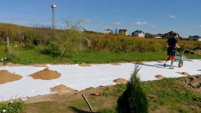 Гравийная дорога к участку своими руками