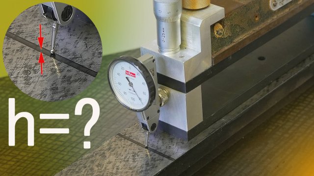 Инструмент для очень точных измерений. Какая высота слоя маркера?
