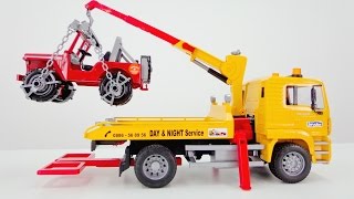 Игры для мальчиков - Эвакуатор и красный джип.mp4