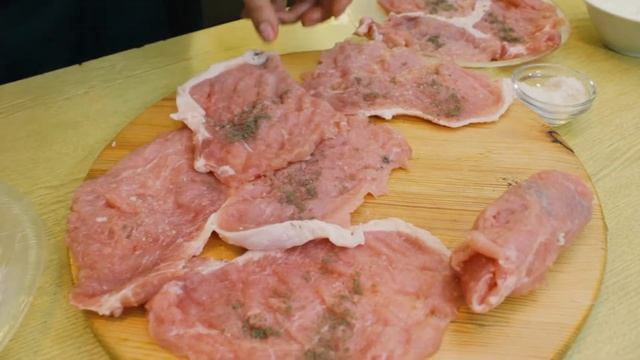 МЯСНЫЕ РУЛЕТИКИ. Свиные рулетики с  начинкой. Мясные пальчики. Рецепт.