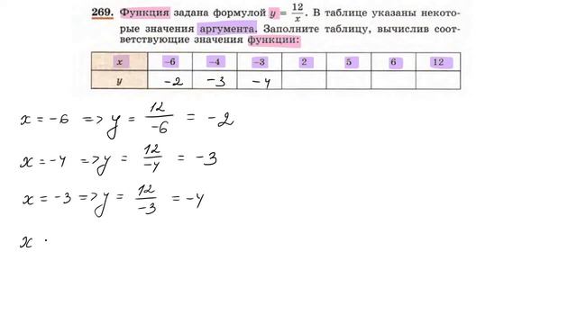 Решение номера 269, алгебра (Макарычев, Миндюк), 7 класс