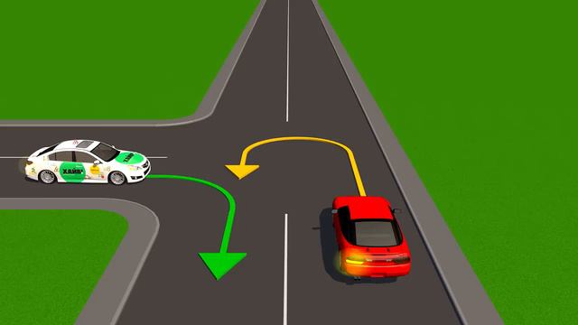 Курсы ПДД : Нерегулируемые перекрестки неравнозначных дорог.