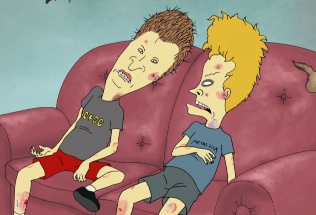 Бивис и Батт-Хед - 3 сезон 5 серия «Колония нудистов» / Beavis and Butt-Head