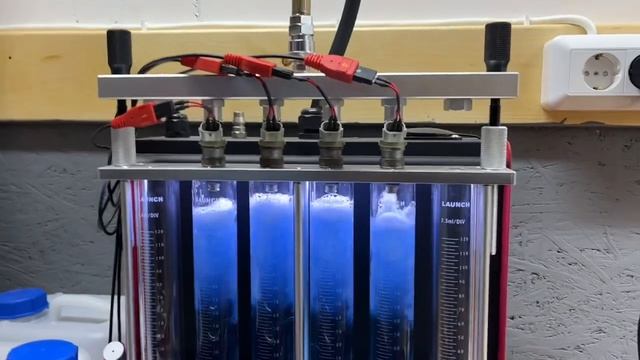 Тестирование форсунок на стенде и чистка ультразвуком