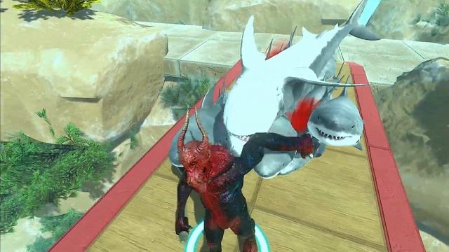 Fastest Animals will escape from Sharks Attack - Animal Revolt Battle Simulator
