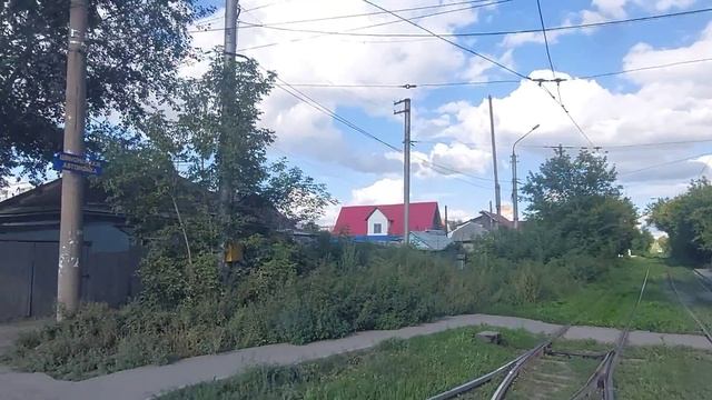 НОВОСИБИРСК 4К/ПРОГУЛКА НА ТРАМВАЕ N16/Маршрут"Метро Площадь Маркса- Юго-Западный жилмассив" 09.202