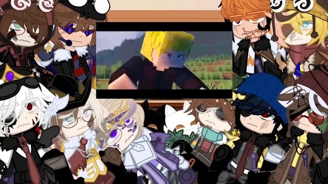 Mcyt react to dream VS tommyinnit( krefix )