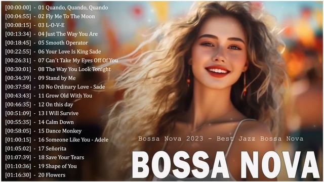 Best Bossa Nova Songs Playlist ☕ Most Popular Relaxing Jazz Bossa Nova Covers