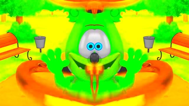 SLOW & NEON && NORMAL VOCIE &&& MIRROR Gummibär REQ VIDOE Danish Gummybear Song