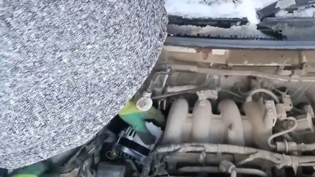 Замена генератора на mazda capella 99 года. Простой способ.